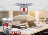 10PCS Fire Sprinkler Head 155 Water Spray Up 1/2" Inch Thread Sprinkler Head Replacement for V1366-AZ2-W-15241