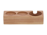3Hole Composite Wood Coffee Handle Holder Rack Base Coffee Tamper Stand for Bar Coffee Shop V1294-YM0901-3113210122111