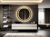 60x80cm Oval Backlit Front LED Bathroom Mirror Dimmable Shatter-Proof Vanity Mirror V767-XMR-T18-822-AU-V1