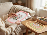 5-Pack Rectangle Embroidery Hoops Set,Abs Plastic Cross Stitch Hoops for Sewing,Needlework and Diy V1369-AZ3-W-17951
