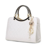 Women's Patent Leather Tote Bag Fashion Shiny Handbag V1263-JX-3487