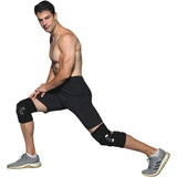 2 pcs Knee Brace for Women Men Hinged Knee Brace with Side Stabilizers Adjustable Knee Brace for V1369-AZ3-W-03356