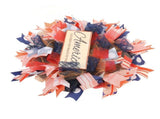 Independence Day Wreath Hand Knitted Wall Hanging Pendant with Hemp Rope for Home Decoration V1294-YM0715-3115220057211