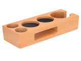 Wood Coffee Filter Tamper Holder Multifunction Wooden Coffee Tamper Mat for 2.3in Coffee Machine V1294-YM0523-3113220079511