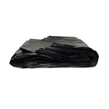 Heavy Duty Trash Bags,10 Gallon 100 Count Large Black Garbage Bags, 19.7 x 23.6 Inch Flat Top V1192-AZ-W-24153
