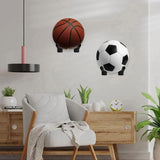 6 x Exercise Ball Wall Rack-Black V1366-AZ2-W-21857