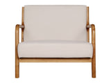 Artiss Armchair Fabric Beige Olive UPHO-C-ARM-5099-BG