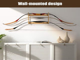 Bow Rack, Wall Mount Sword Holder, Wooden Wall Mount Bow Hanger Heavy Duty Archery Bows Wall Holder V1189-LWWAL-20260401-07096