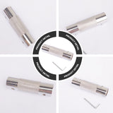 Worgeous Dumbbell Connector for Dumbbells Connecting Bar Work Silver V1189-LWWAL-20260327-03449