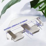 16 Pack White Vinyl Picket Fence Caps 7/8in X 3in Vinyl Picket Fence Caps Vinyl Fence Parts for V1369-AZ3-W-09238