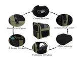 Green Breathable Comfort Pet Travel Backpack V888-ELOSUNG34042