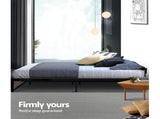 Artiss Bed Frame Metal Bed Frame Bed Base OSLO - King Single MBED-C-OSLO-KS-BK