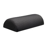 Ergonomic Semi Cylindrical Footrest Pad Black for Office Desk Rest and Leg Massage V1369-AZ3-W-14370