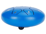 6in Tongue Drum 8Tones Ethereal Hand Pan Drums with Drumstick Percussion InstrumentBlue V1294-YM0721-3117200192311