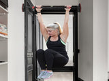 Tension Pull Up Bar for Doorway Adjustable Width No Screw Installation Black V1192-AZ-W-25350