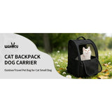 Black Blue dog carrier, skylight dog carrier, pet transport, small dog carrier, dog travel V1106-136-94069