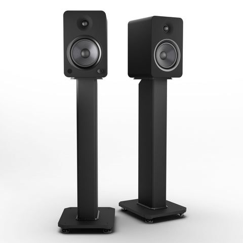 Kanto YU4 140W Powered Bookshelf Speakers with Bluetooth and Phono Preamp - Pair, Matte Black with V398-KO-YU4MB-SX26