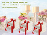 Travel Jewelry Case Bridesmaid Gifts Box,6 Pack Small Jewelry Box Mini Jewelry Organizer,PU Leather V1259-DP01-A-4194