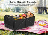 Large Trunk Organizer with Removable and Waterproof Cooler Bag, Durable 600D Nylon Material V1237-ZY-715-082