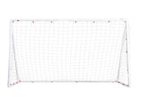 Everfit 8FT Soccer Football Goal Net UPVC Frame with PE Mesh Weatherproof Portable Goals for SN-B-8FT-WH