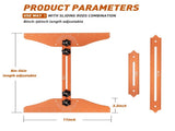 Stair Tread Template Tool Solid Metal Stairs Jig for Accurately Measuring Angle and V1366-AZ2-W-03735