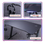 120cm Gaming Desk Desktop PC Computer Desks Desktop Racing Table K-Shaped Leg AU V255-D2105-120