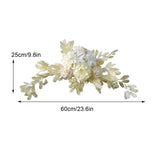Artificial Flower Swag 60 x 25cm Silk Cloth Wedding Welcome Sign Floral Decoration V1294-YM0523-220428LW03-7