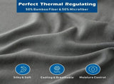 4 Piece Hotel Bamboo Cooling Sheet Set -Ultra Soft 2000TC Breathable Bed Sheets Set with 37 V1317-HB-ZXW9-AUQ-4JT-HUI