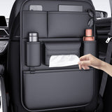 Car Seat Back Kick Protector Pad - Anti-Kick Mat for Rear Seat Protection - Universal Car Interior V1366-AZ2-W-11961