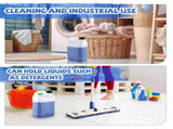 3 Pcs 1 Gallon Plastic Jug with Lids Square Empty Storage Hdpe Carboy Plastic Jar V1259-DP01-F-116