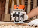 Wood Router, 1.25HP 800W, Compact Wood Trimmer Router Tool, 30000RPM Max Speed 6 Variable Speeds, V952-YXKXBJ710W65AZLFEV3