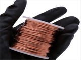 Soft Copper Wire, 16 Gauge, 126 Feet, Bare Copper Wire, Bright, 1 Pound Spool V1192-AZ-W-28589