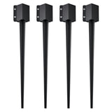 VEVOR Fence Post Anchor Ground Spike 4 Pack 36 x 4 x 4 In Metal Fence Stakes V952-FXDD35YC36YCP7NVLV0