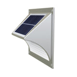 Solar Step Light Warm White with Silver Case V341-SSGL-03