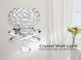 Modern Crystal Wall Lamp Bedside Night Light Bedroom Living Room Hall Lighting V1294-YM0722-JYA03270
