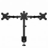 Levede Triple Monitor Arm Stand 10-27" Screens Desk Mount Adjustable Arms Black TV1020-AU