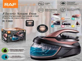 Professional Steam Iron with Ceramic Soleplate and 1.5L Detachable Water Tank for Home Use, Vertical V1341-ZY-9X4CJCSD-ROSEGOLD