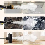 Beige 1500W High Pressure Steam Cleaner with Digital Display - 1.2L Heavy Duty Steamer for V888-ELOSUNG44363