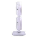 Dual Head Desk Fan USB Rechargeable 3 Speed Portable Electric Floor Fan for Home Office Dorm Travel V1294-YM0901-3113260000711