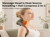 4D Bionic Hand Neck and Shoulder Massager with Silicone Massage Nodes, Ergonomic Cervical Relaxation V1341-ZY-PZWFAHJG-GREEN
