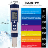 Set 7 In 1 and 5 in 1 PH Meter TDS/EC/Salt/Temp Water Quality Monitor Tester Pen V201-BCZ1110X2