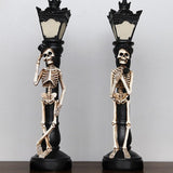 Halloween Lamp Resin Decorative Glowing Halloween Ornaments Lamp for Festival Party 1 Pair V1294-YM3115220102011-0421