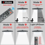 244 LED Solar Motion Sensor Pendant Light - IP65 Waterproof Barn/Patio Light with 4 Remote Modes and V888-ELOSUNG42343