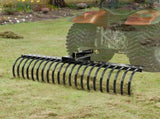 Tow Behind Landscape Rake, 1.5m Tow Dethatcher with 21 Steel Coil Tines, Lawn Dethatcher Rake V952-ZXSCJ60BDSDLG2B3EV0