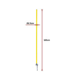 Agility Slalom Training Poles Soccer Rugby Set V63-798667
