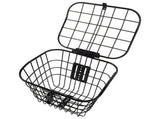Black Mesh Front Bike Basket for Easy Storage, Design, and Universal Fit for Most V1370-AZ4-08935