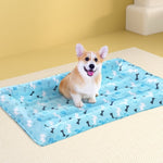 i.Pet Pet Cooling Mat Gel Dog Cat Self-cool Puppy Pad Large Bed Summer Blue PET-COOL-SIDE-100-BL