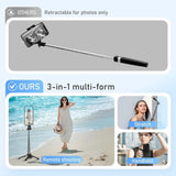 new 4-in-1 multifunctional magnetic selfie stick360&deg Rotation with Wireless Remote, Retractable V1366-AZ2-W-11394