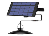 Solar Powered Pendants Light with Adjustable Panel Auto ON/OFF Lighting Sensor IP65 Water-resistant V1294-YM0901-L4166WW-1
