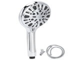 G1/2 Shower Head 9 Spray Setting High Pressure Handheld Shower Sprayer Bathroom AccessoryShower Set V1294-YM0721-3112210033512